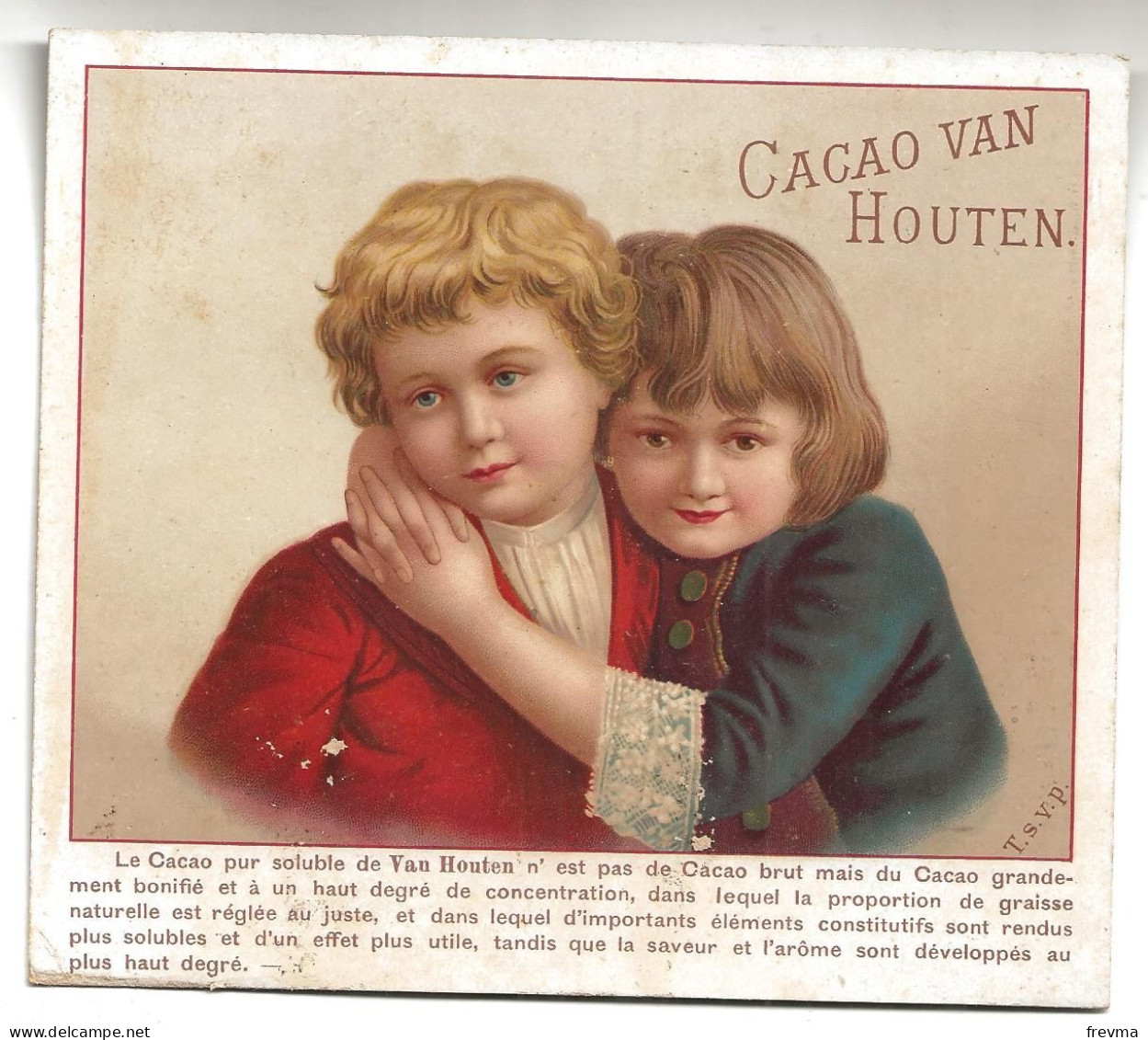 Chromos Année 1889 Cacao Van Houten - Van Houten