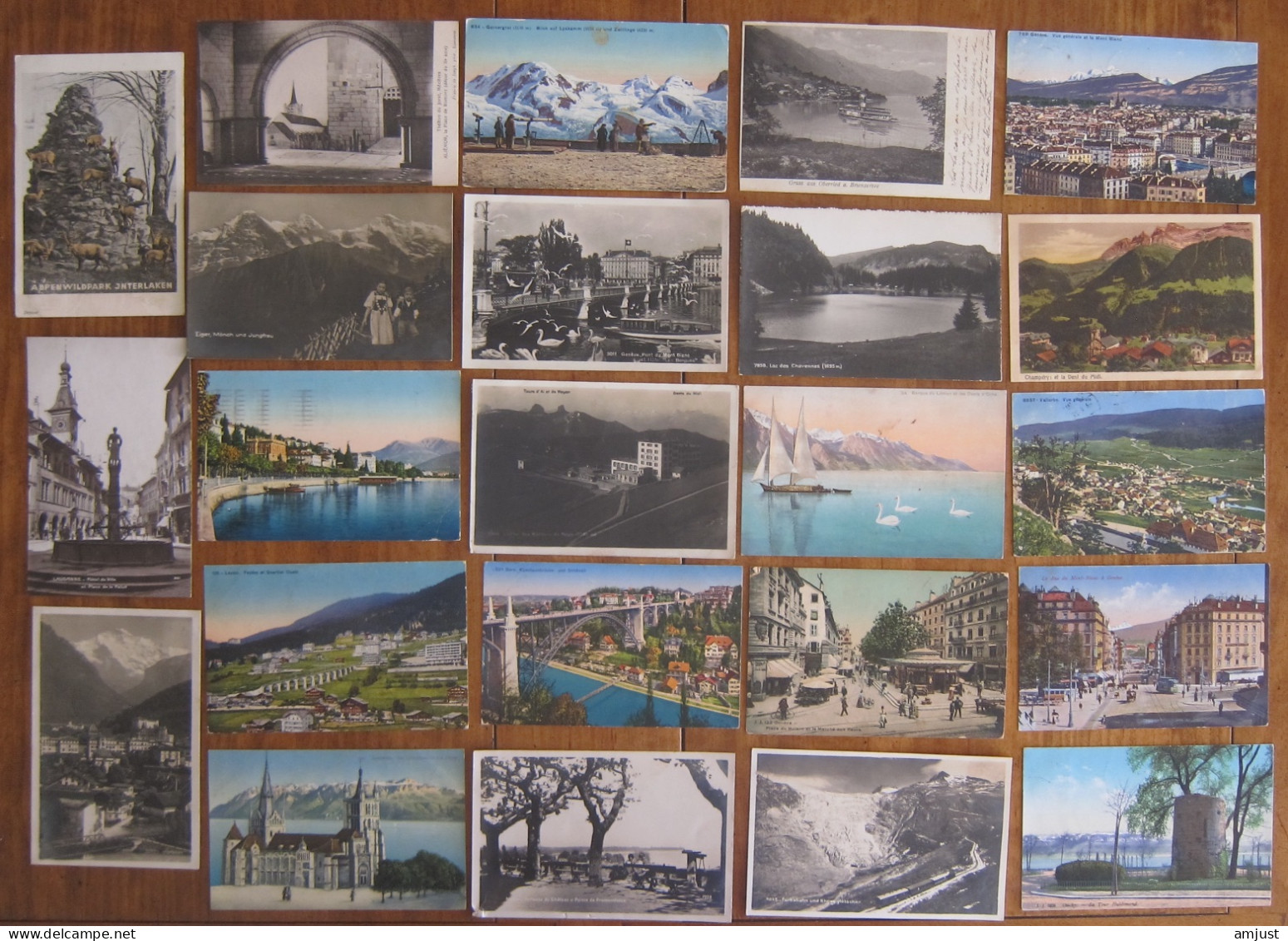 Suisse // Schweiz // Lot De 23 Cartes Suisses - Collections & Lots
