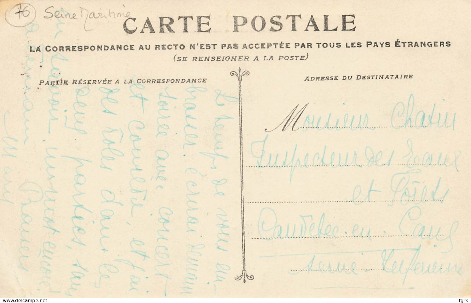 SAINT ETIENNE DU ROUVRAY 2 Février 1910 Crue De La Seine Rue Amiral Cécile - Saint Etienne Du Rouvray