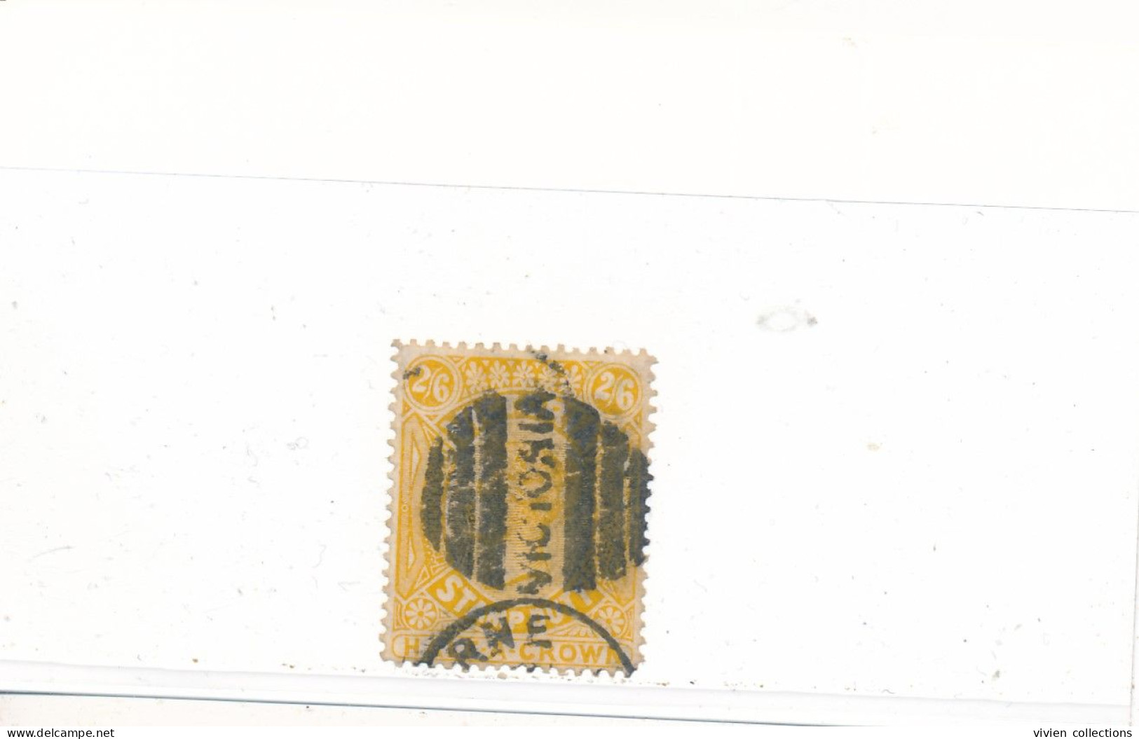 Australie Victoria Timbres Sociaux Postaux N° 30 Oblitéré Cote 30 € - Used Stamps
