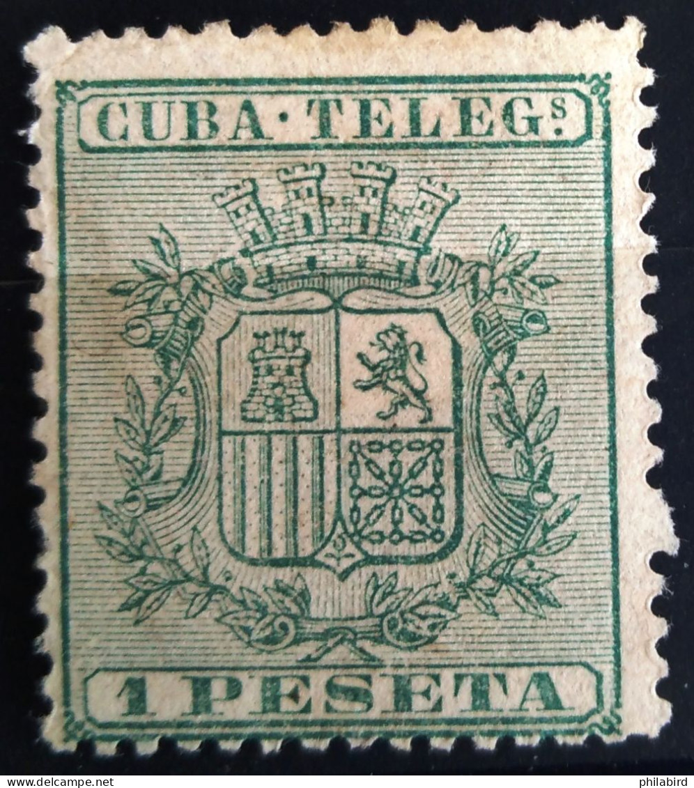 CUBA                           Télégraphe N° 32                       NEUF SANS GOMME - Telegraafzegels