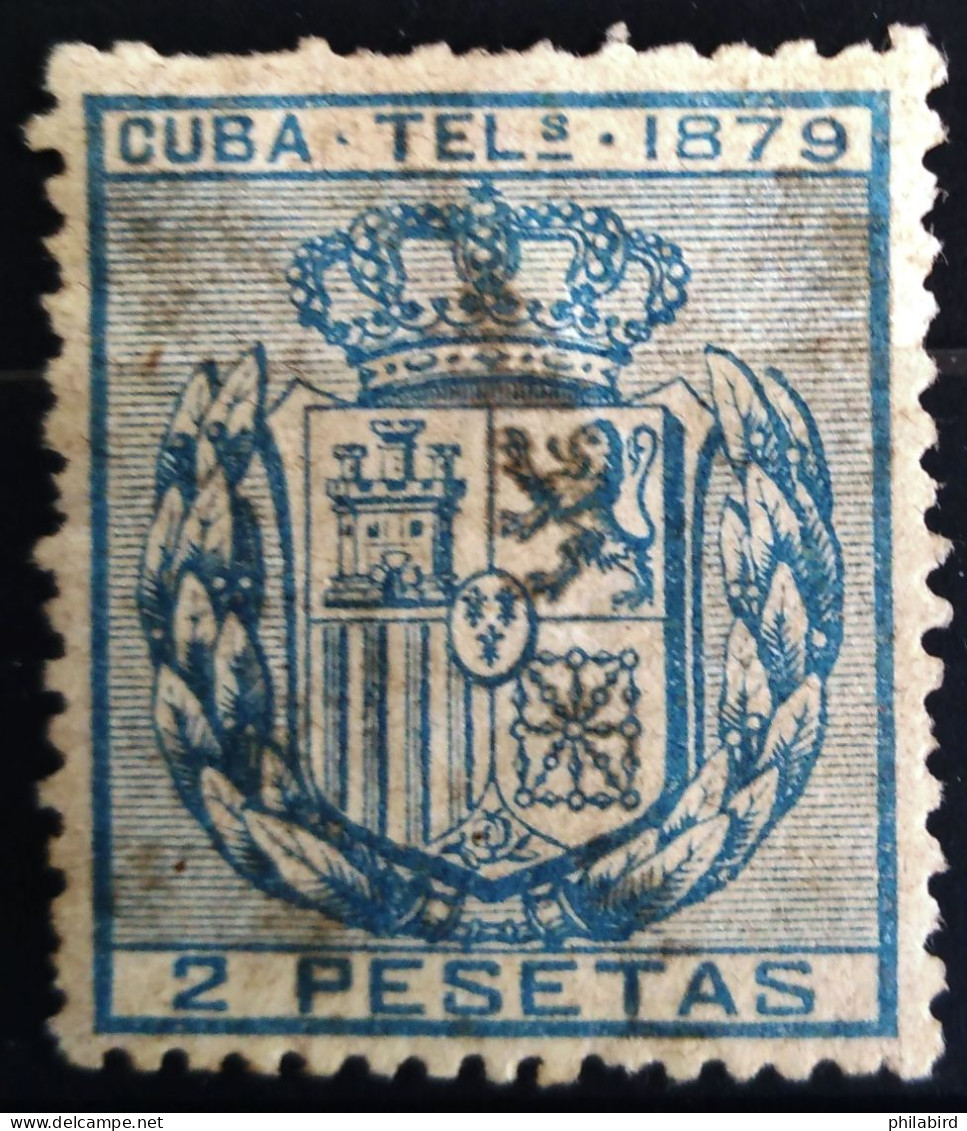 CUBA                           Télégraphe N° 46                       NEUF SANS GOMME - Télégraphes