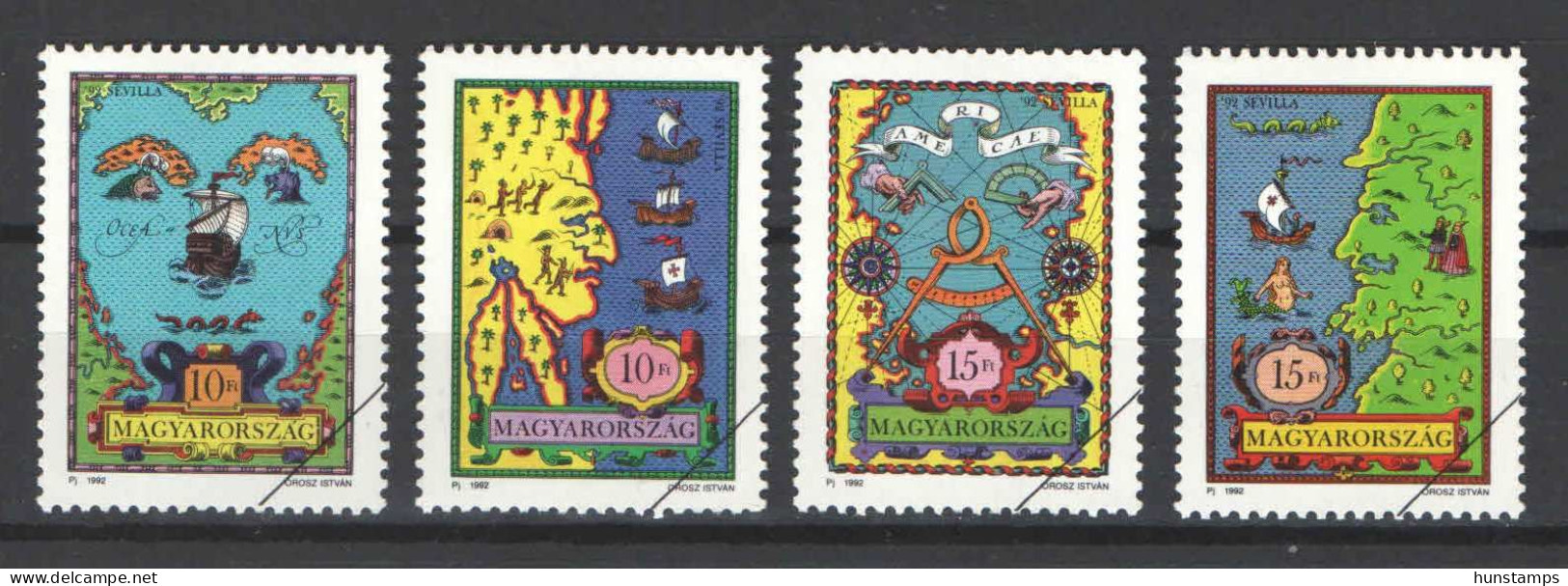 Specimen SALE - Hungary 1992. EXPO - Sevilla Set Michel: 4190-4193 - Sonstige & Ohne Zuordnung