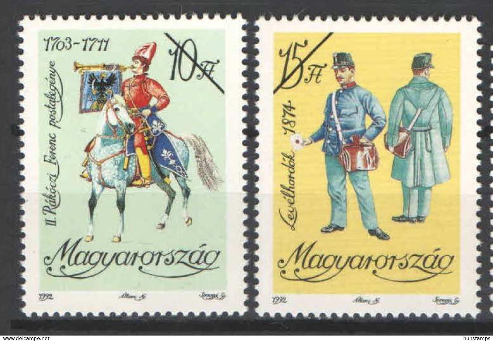 Specimen SALE - Hungary 1992. Costumes Nice Set Michel: 4225-4226 - Autres & Non Classés