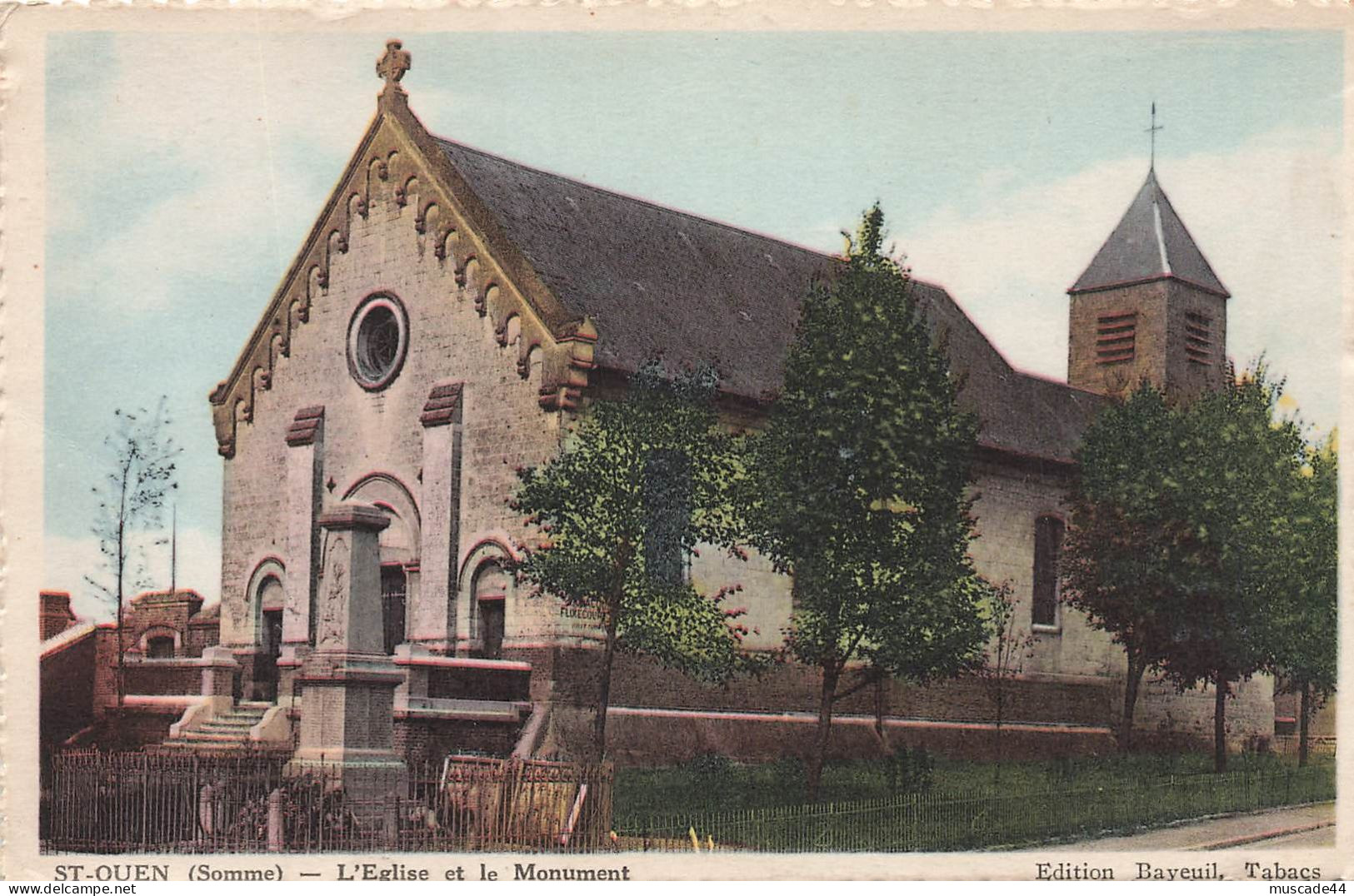 ST OUEN - L EGLISE ET LE MONUMENT - Saint Ouen