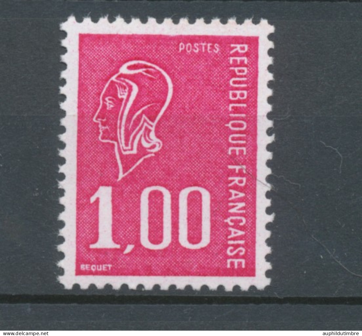 Marianne De Béquet N°1892b 1f Rouge Sans Bande Phosphorescente Y1892b - Nuevos
