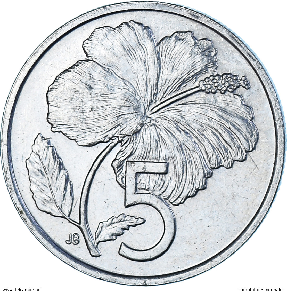 Monnaie, Îles Cook, 5 Cents, 1987 - Cookeilanden