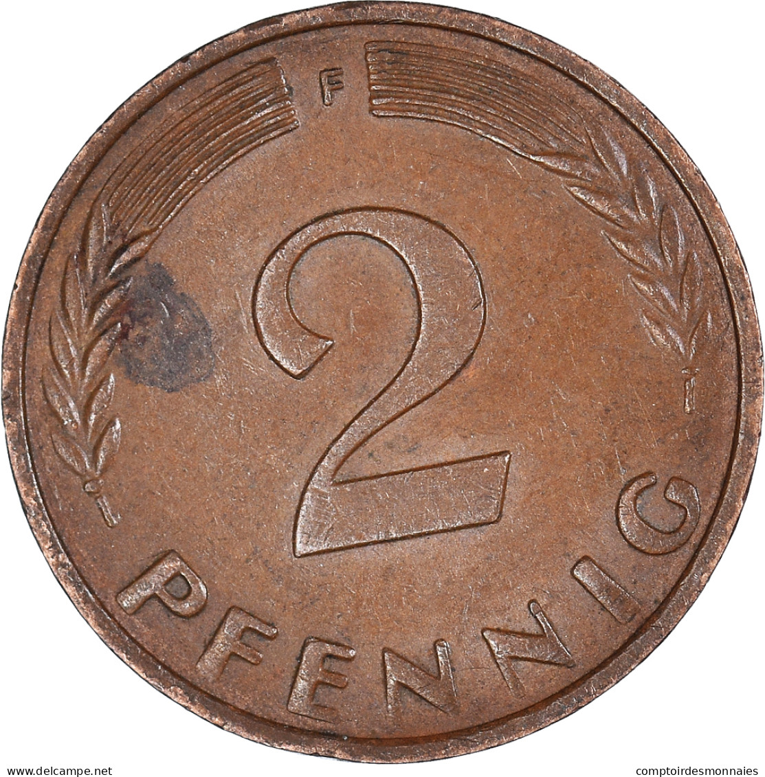 Monnaie, République Fédérale Allemande, 2 Pfennig, 1967 - 2 Pfennig