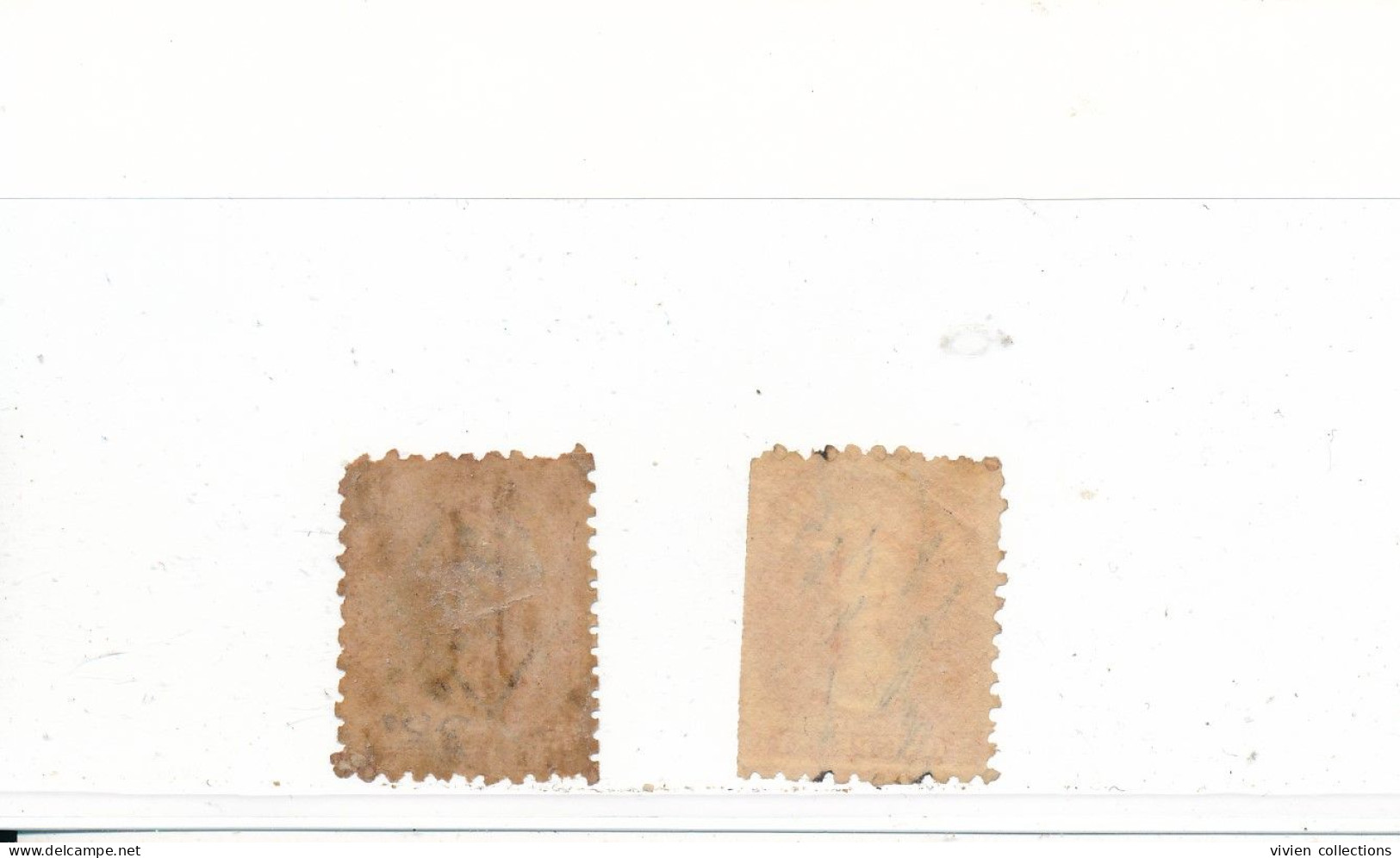Australie Tasmanie N° 16 B Et 16a B Dentelés 10 Oblitérés - Used Stamps