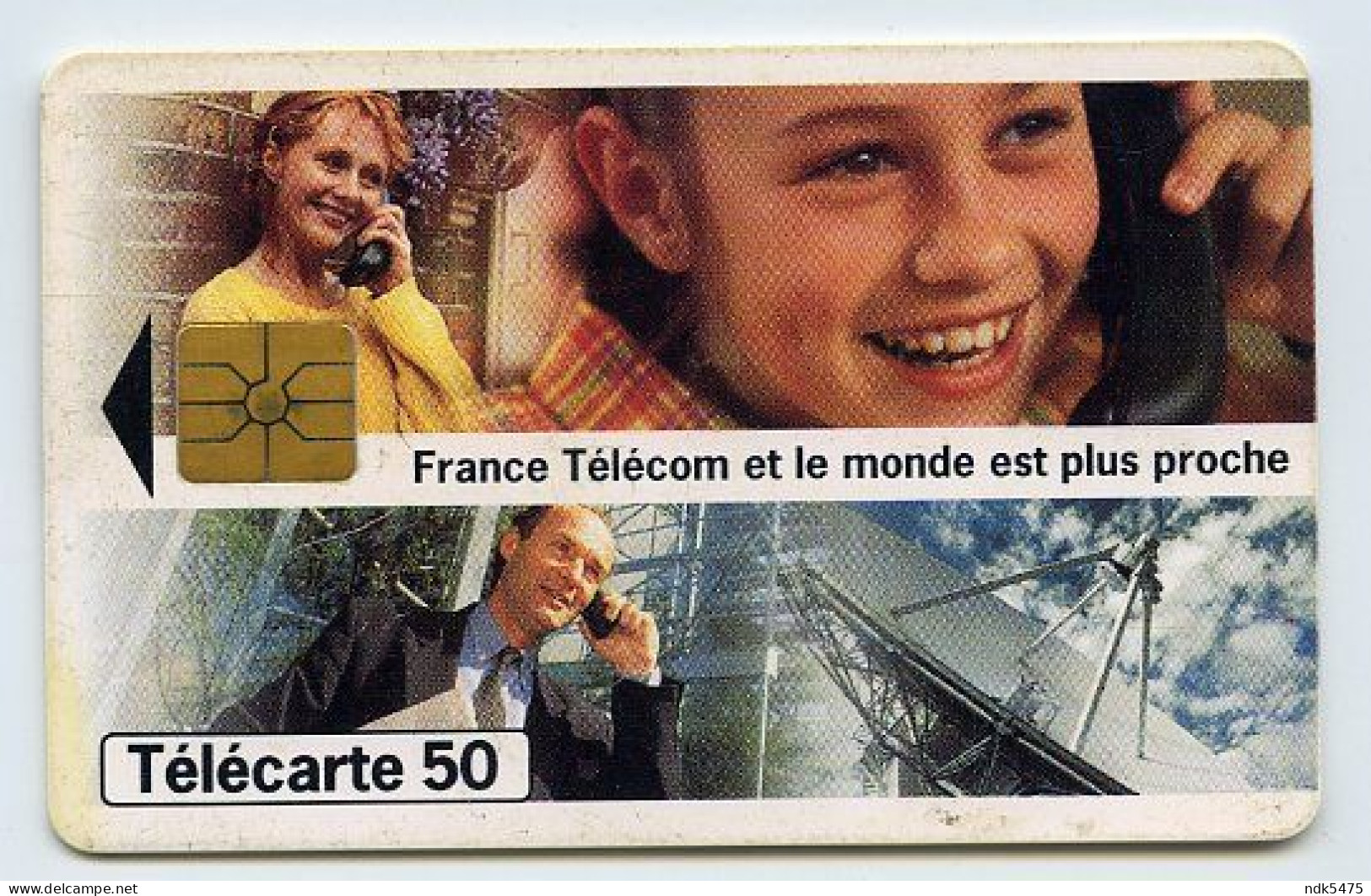 FRANCE TELECOM : TELECARTE 50 : ET LE MONDE EST PLUS PROCHE, 1996 - 1996