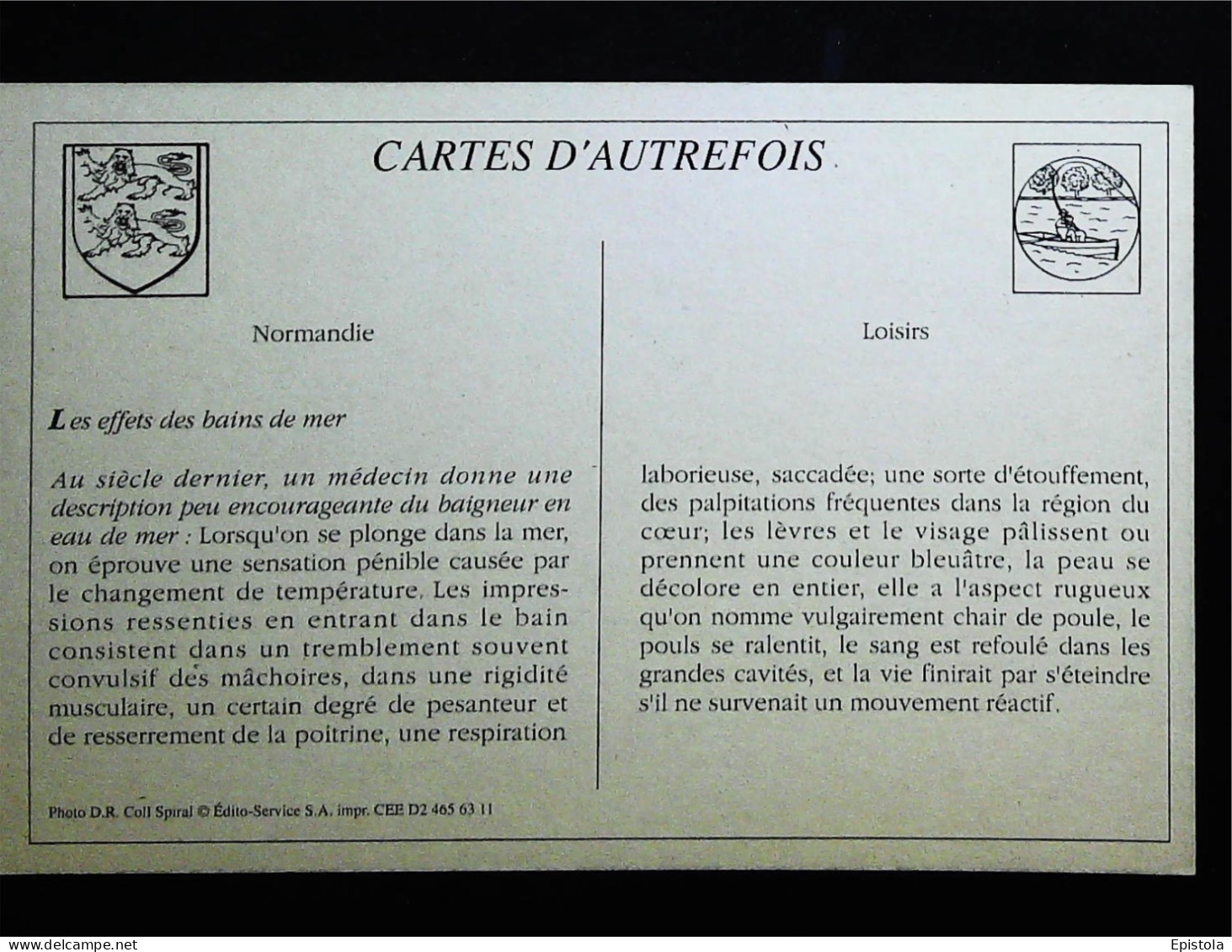 ► Normandie Calvados -  Canoë  à Deauville  - Collection EDITO (CPA En Reproduction) - Aviron