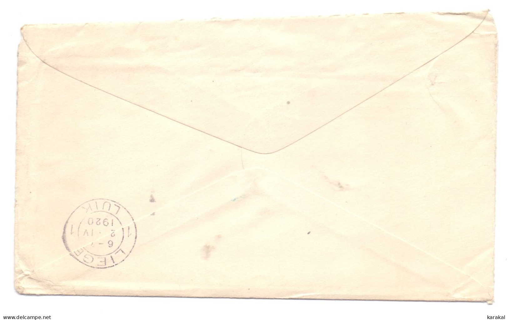 USA Postal Stationery Five Cents Bank Of California San Francisco To Liège Belgium 1920 - 1901-20