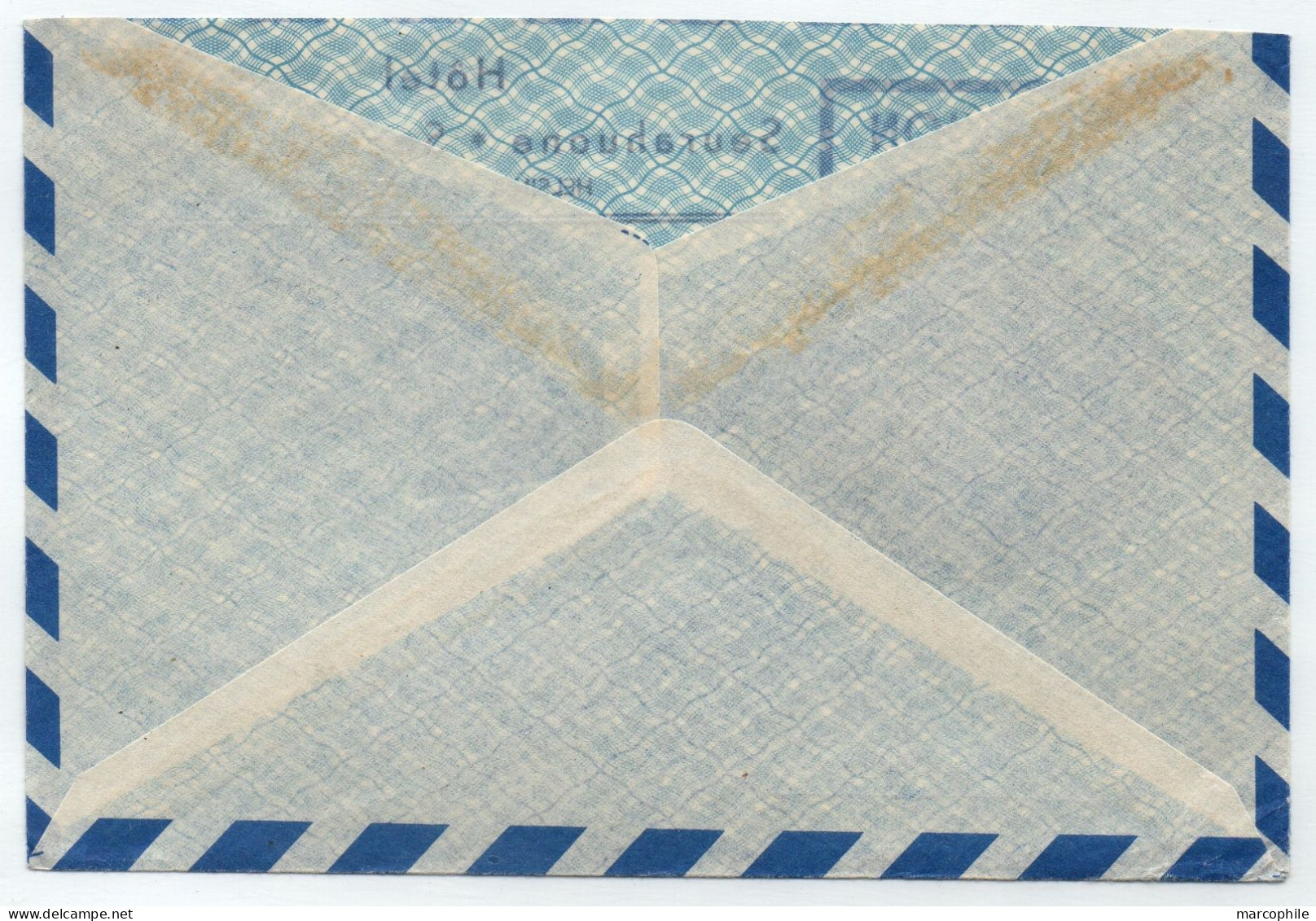 HOTEL / 1959 FINLANDE ENVELOPPE AVION ILLUSTREE POUR L ALLEMAGNE (ref LE4206) - Hôtellerie - Horeca