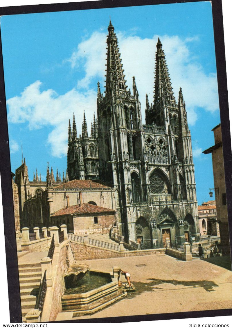 España - Postcard - Burgos - Cathedral Principal Facade - Caja 1 - Burgos