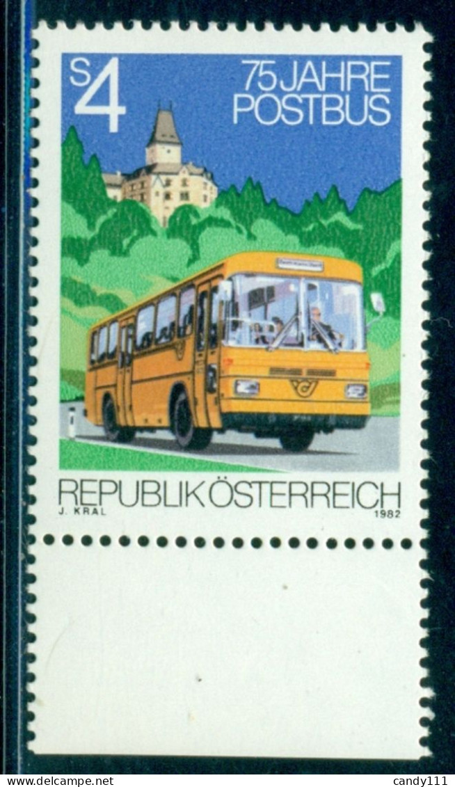 1982 Bus,Post Bus,Postal Service,Postbus,Austria,1714,MNH - Bus