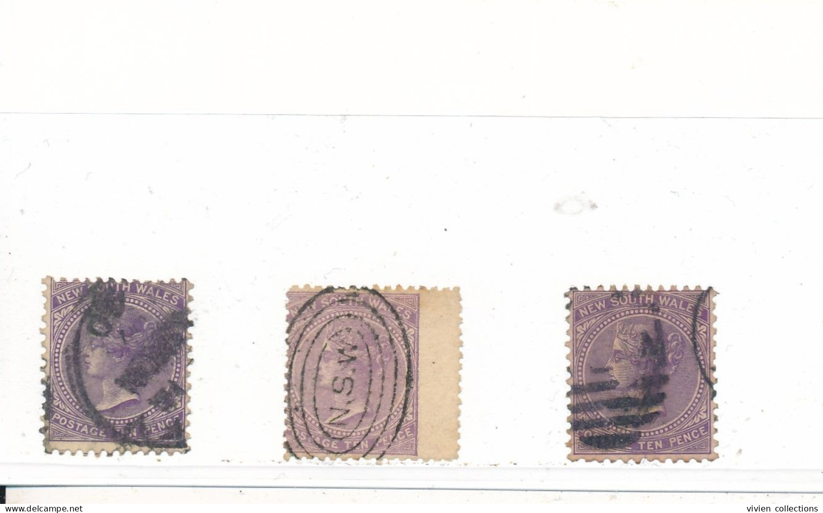 Australie Nouvelle Galles Du Sud New South Wales N° 42 X 2 Et N° 94 Oblitérés - Used Stamps