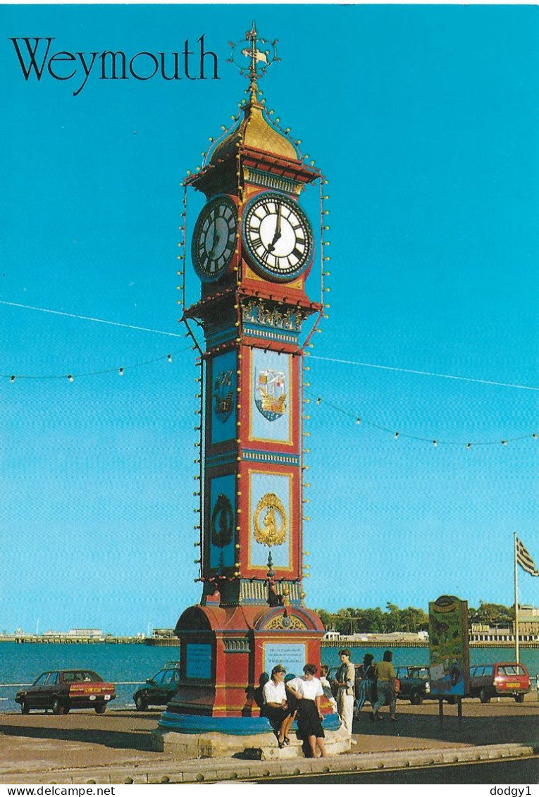 THE CLOCK TOWER, WEYMOUTH, DORSET, ENGLAND. UNUSED POSTCARD   Zf8 - Weymouth