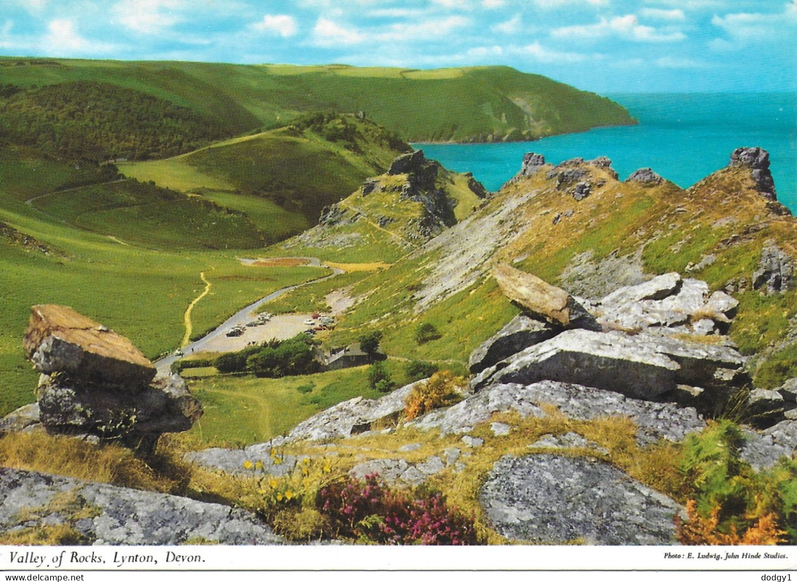 VALLEY OF ROCKS, LYNTON, DEVON, ENGLAND. UNUSED POSTCARD   Zf8 - Lynmouth & Lynton