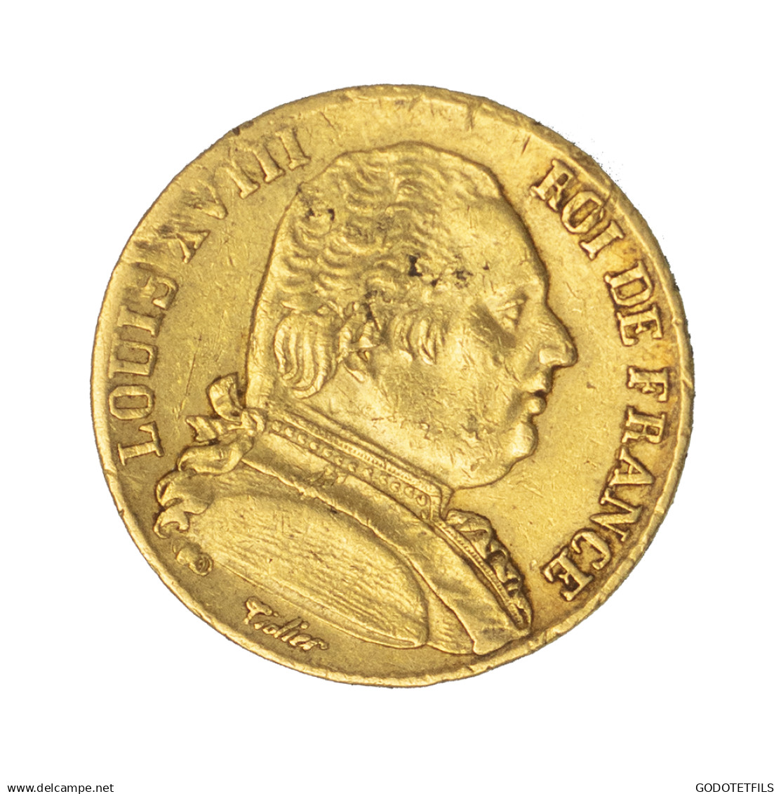 Louis XVIII-20 Francs 1815 Paris - 20 Francs (gold)