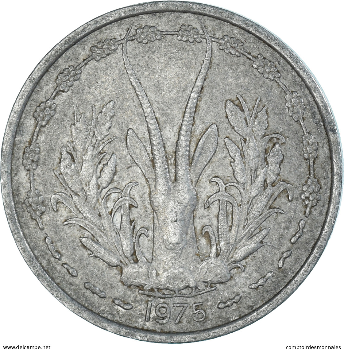 Monnaie, Communauté économique Des États De L'Afrique De L'Ouest, Franc, 1975 - Ivory Coast