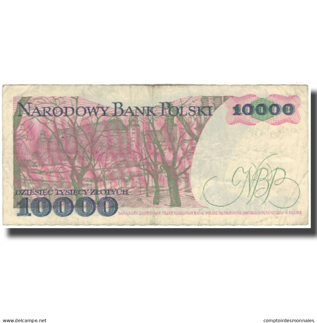 Billet, Pologne, 10,000 Zlotych, 1988, 1988-12-01, KM:151b, TTB - Pologne