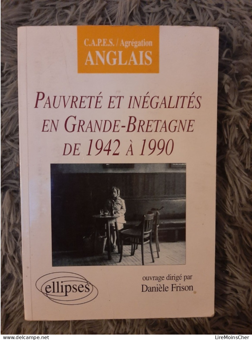 PAUVRETE ET INEGALITES EN GRANDE BRETAGNE DE 1942 A 1990 - DANIELE FRISSON CAPES AGREGATION ANGLAIS - Soziologie