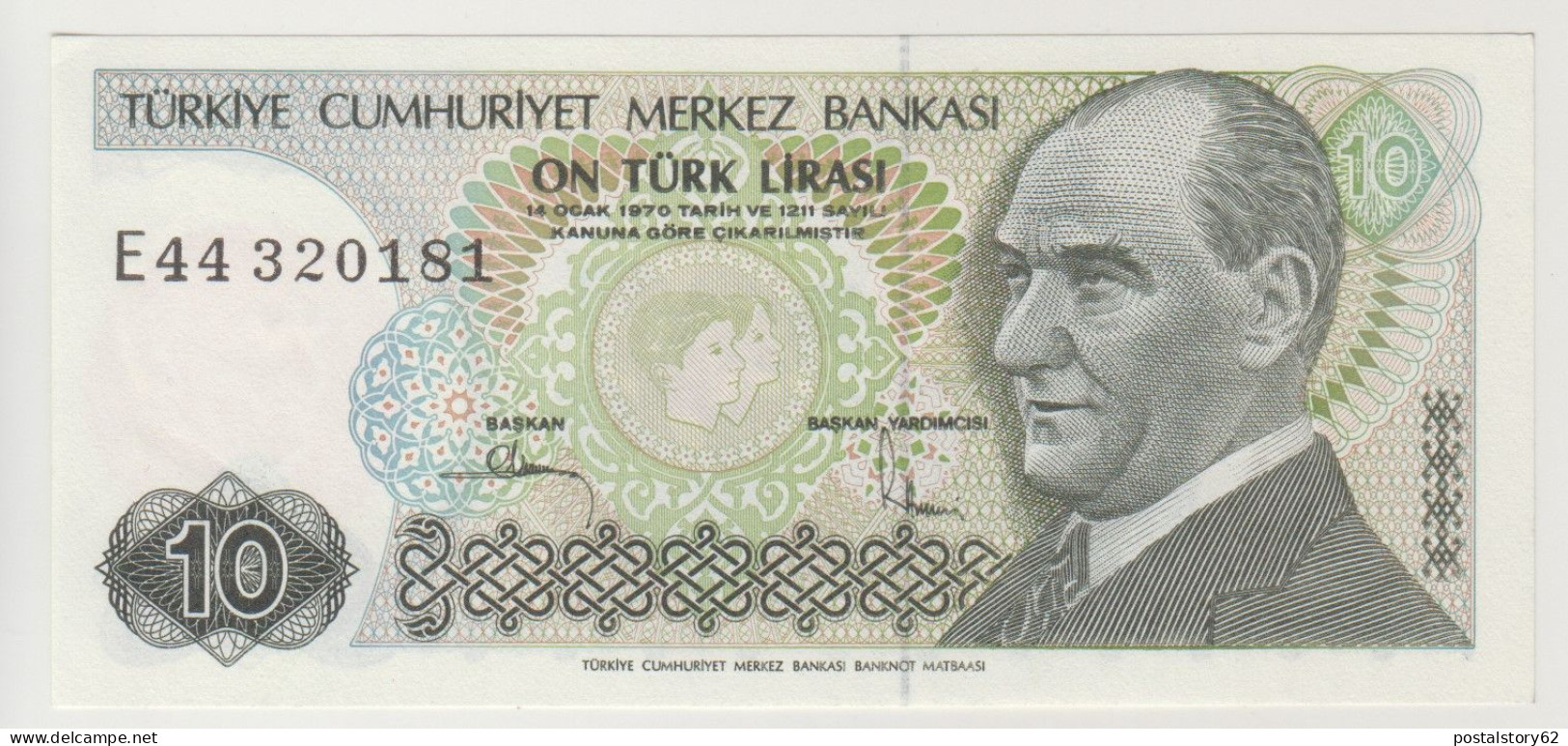 Turchia, Banconota Da 10 Lira L. 1970 ( 1982 ) Pick # 193 (2) FDS - Turquie