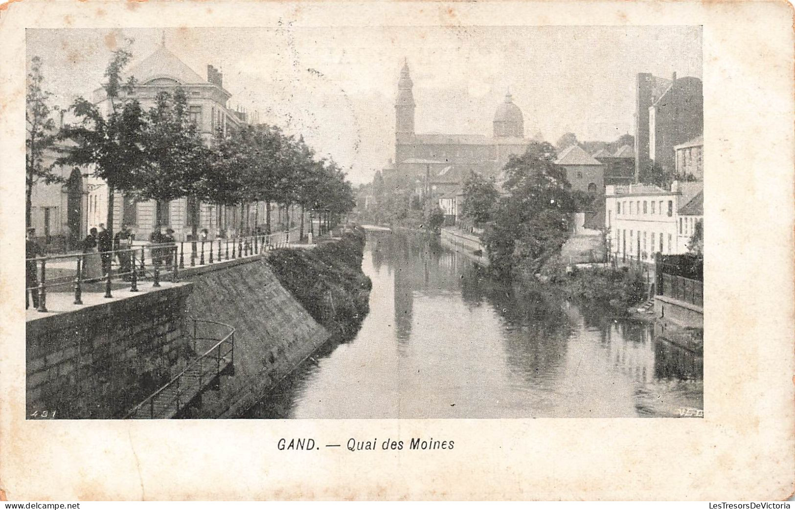 BELGIQUE - Gand - Quai Des Moines - Carte Postale Ancienne - Gent