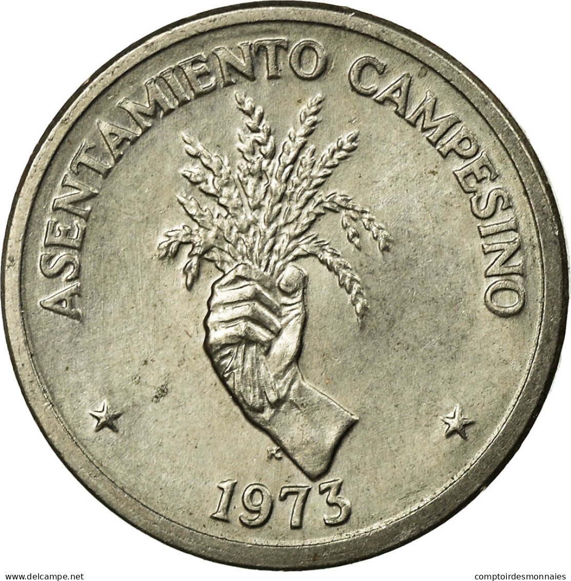Monnaie, Panama, 2-1/2 Centesimos, 1973, TTB, Copper-Nickel Clad Copper, KM:32 - Panama