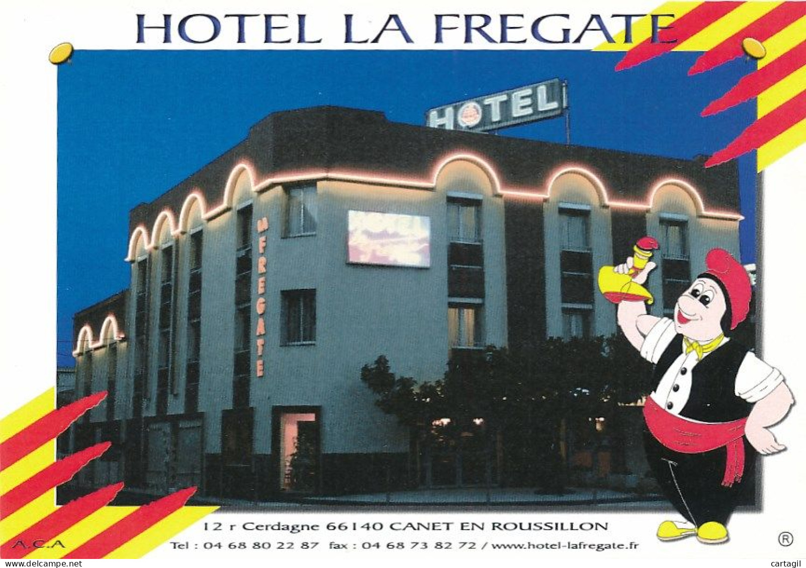 CPM GF -21215- 66 (Pyrénées Orientales) -Canet En Rousillon -Hôtel "La Frégate"-Envoi Gratuit - Canet En Roussillon