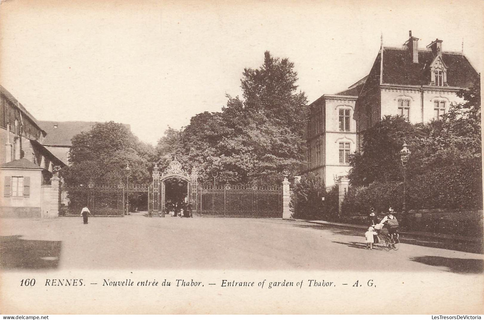 FRANCE - Rennes - Nouvelle Entrée Du Thabor - AG - Carte Postale Ancienne - Rennes