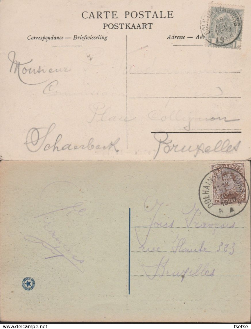Dolhain - Le Viaduc  - 2 Cartes Postales -1906 Et 1920 ( Voir Verso ) - Limbourg