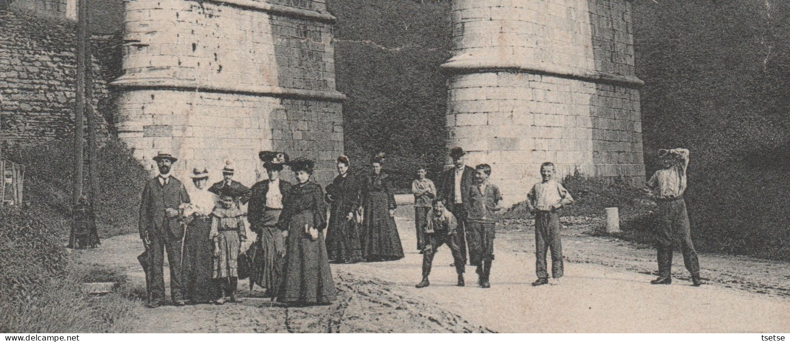 Dolhain - Le Pont - Groupe De Personne, Jolie Animation - 1908  ( Voir Verso ) - Limbourg