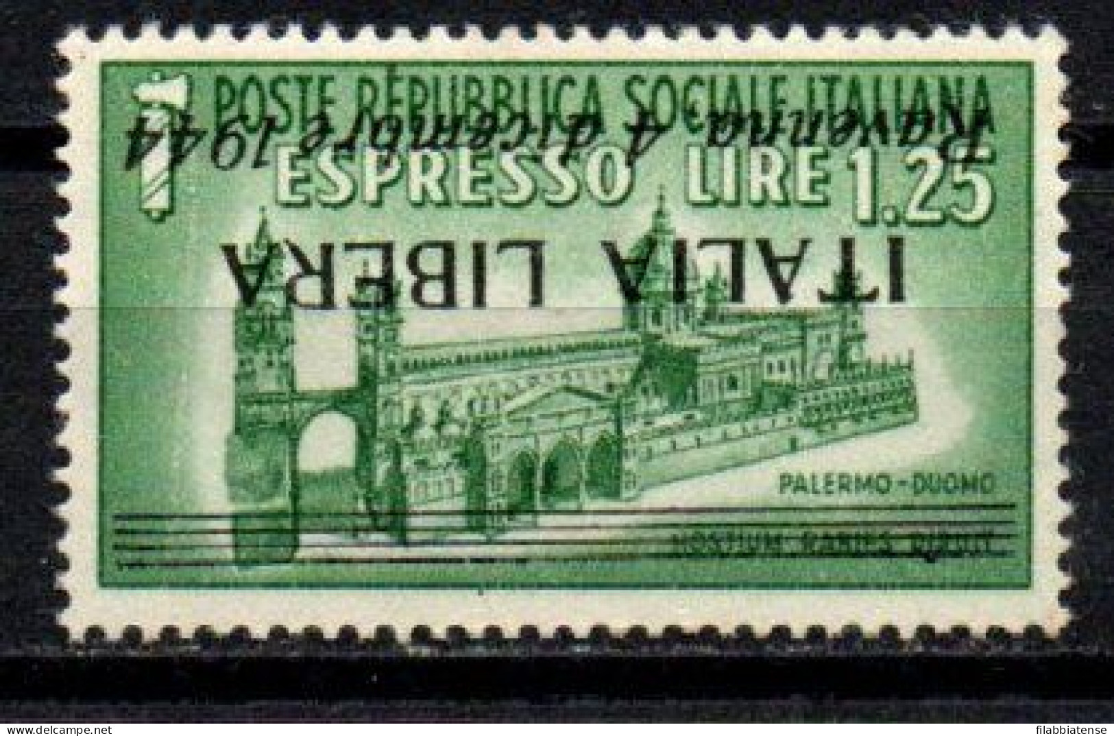 1945 - Italia - Emissioni Locali - Ravenna - Soprastampa Capovolta    ------- - Comite De Liberación Nacional (CLN)