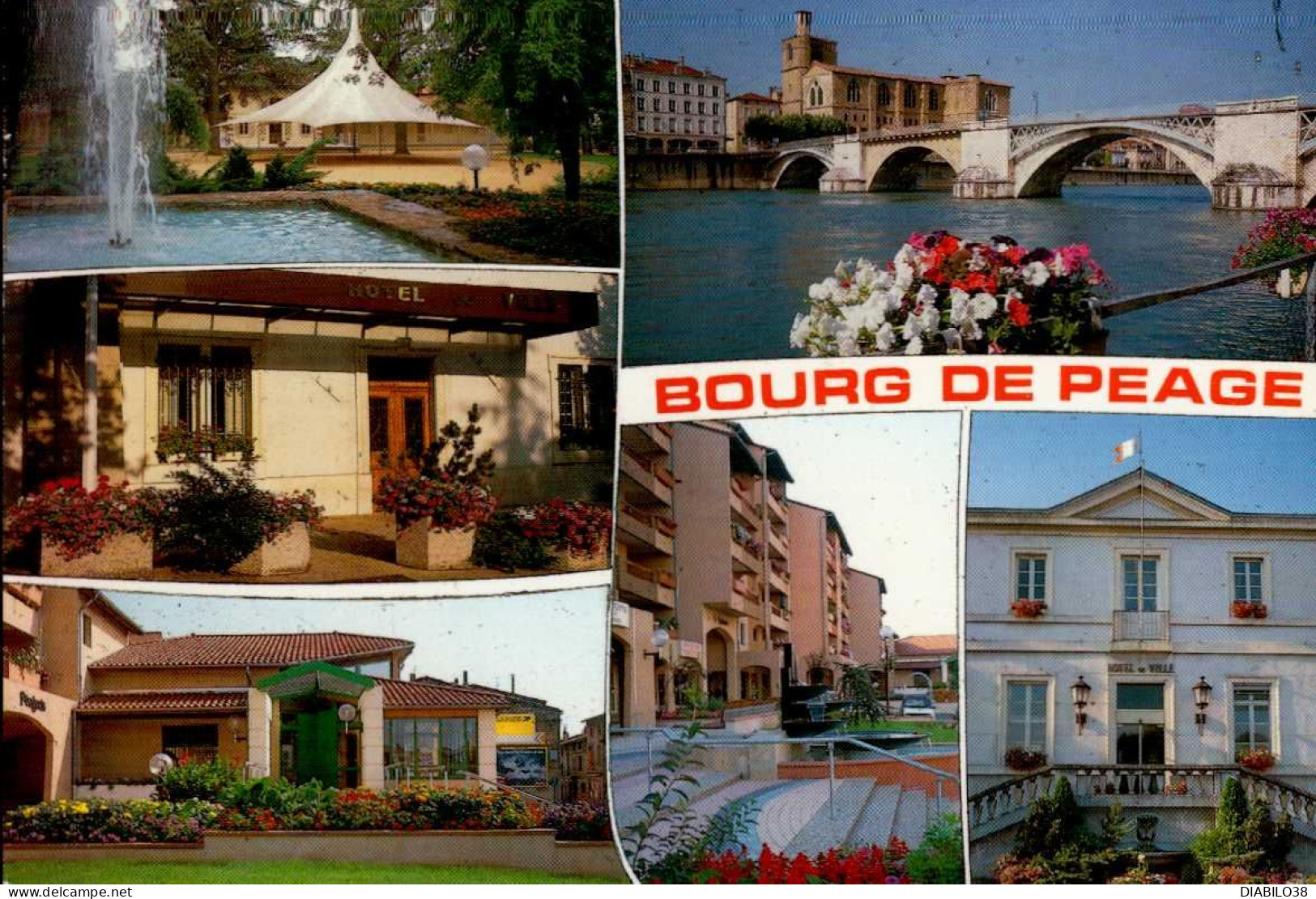 BOURG-DE-PEAGE  ( DROME )    MULTI-VUES - Bourg-de-Péage