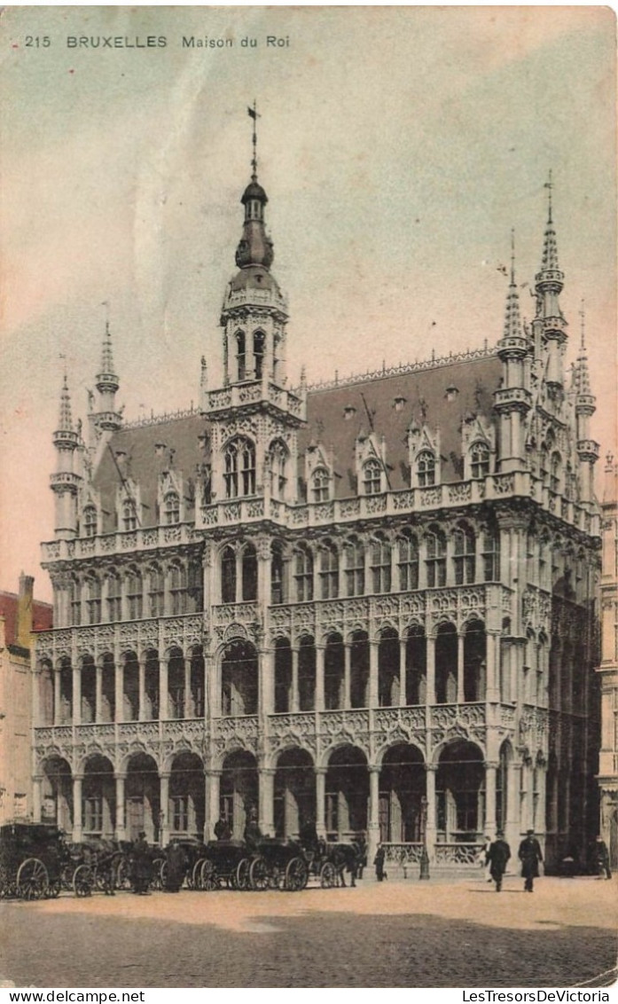 BELGIQUE - Bruxelles - Maison Du Roi - Colorisé - Carte Postale Ancienne - Monuments