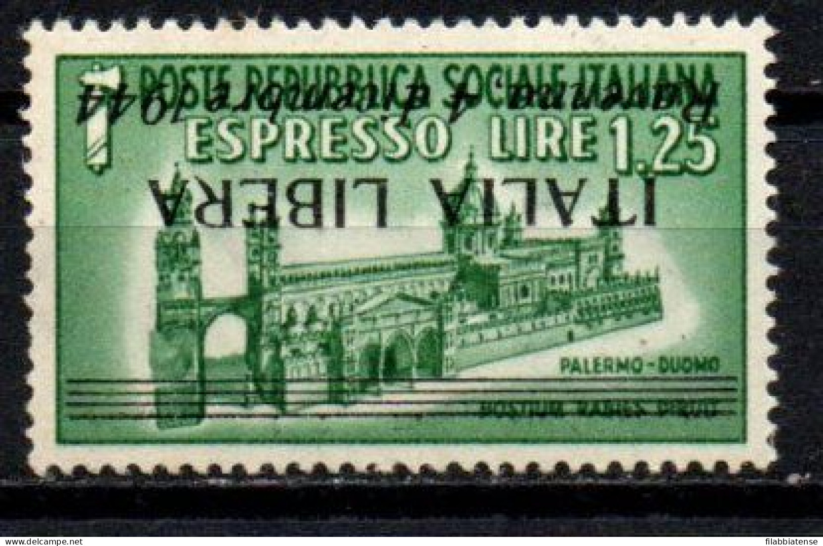 1945 - Italia - Emissioni Locali - Ravenna - Soprastampa Capovolta    ------- - Comite De Liberación Nacional (CLN)