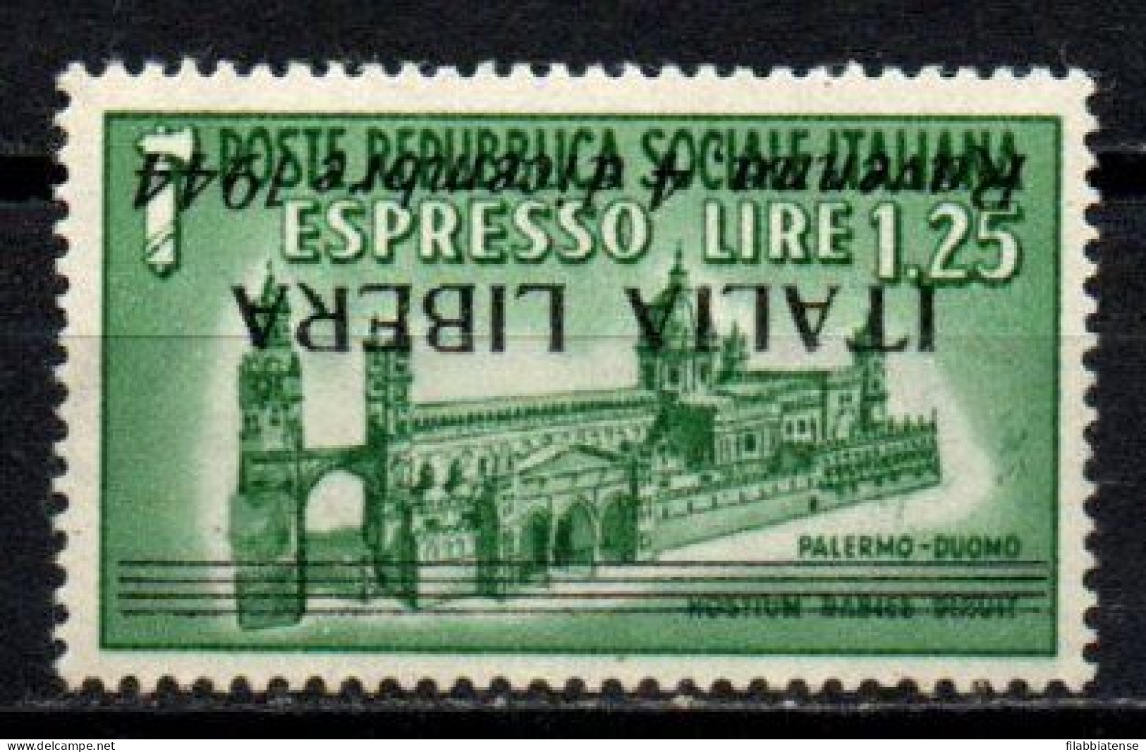 1945 - Italia - Emissioni Locali - Ravenna - Soprastampa Capovolta    ------- - Comite De Liberación Nacional (CLN)