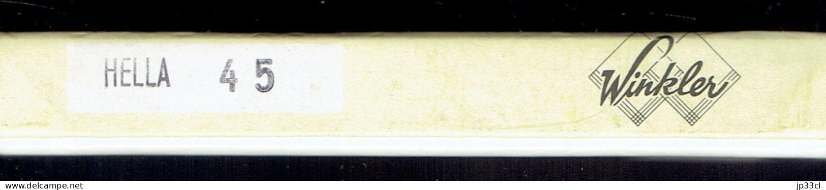Boîte D'anciens Mouchoirs - Zakdoeken (étiquetée Winkler Hella 45) - Mouchoirs