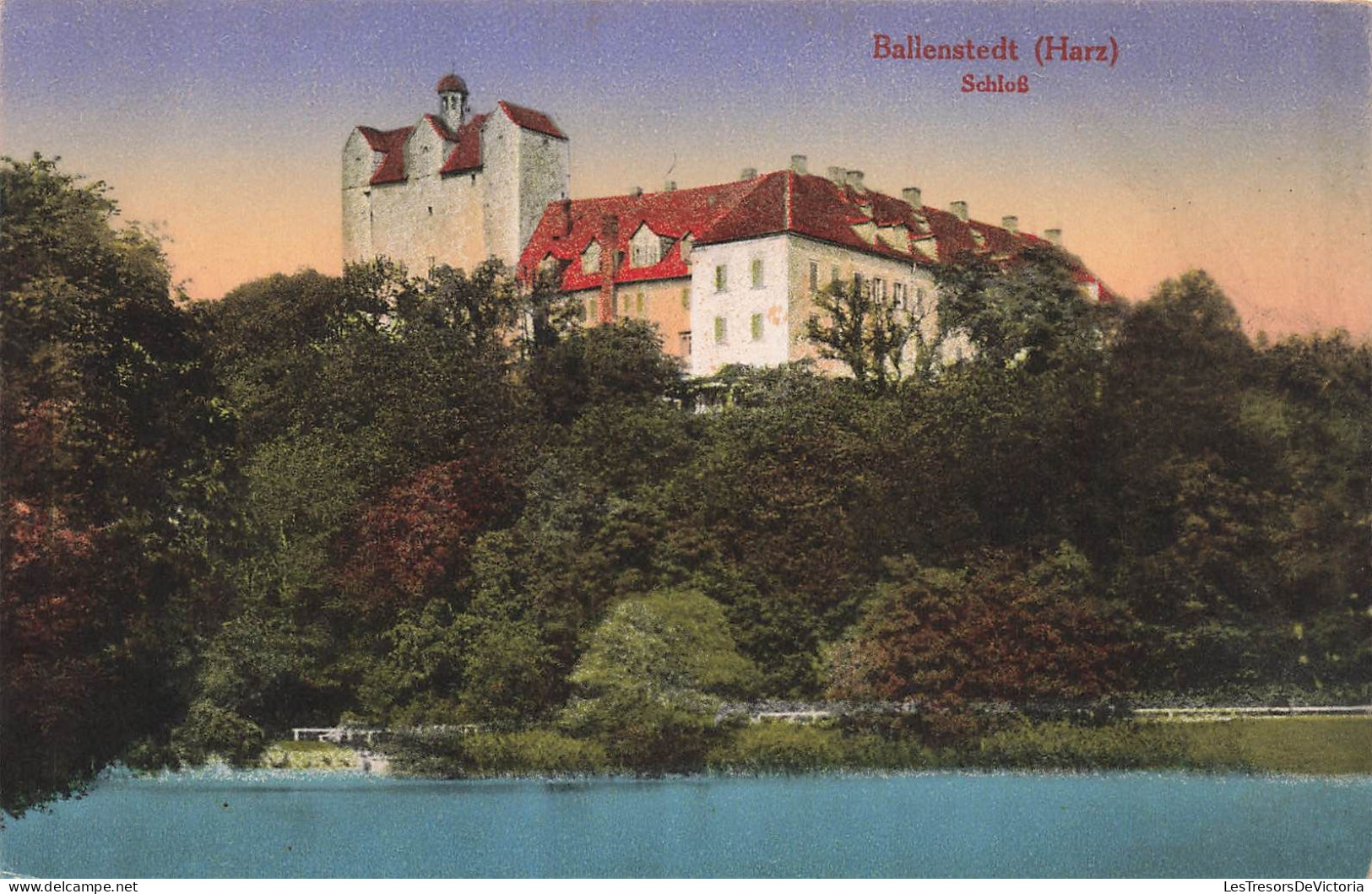 ALLEMAGNE - Ballenstedt - Schloss - Colorisé - Carte Postale Ancienne - Ballenstedt