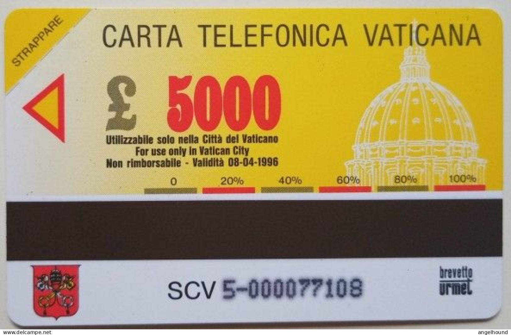 Vatican Lire 5000  MINT SCV - 5  Michaelangelo Capella Sistina - Vaticano