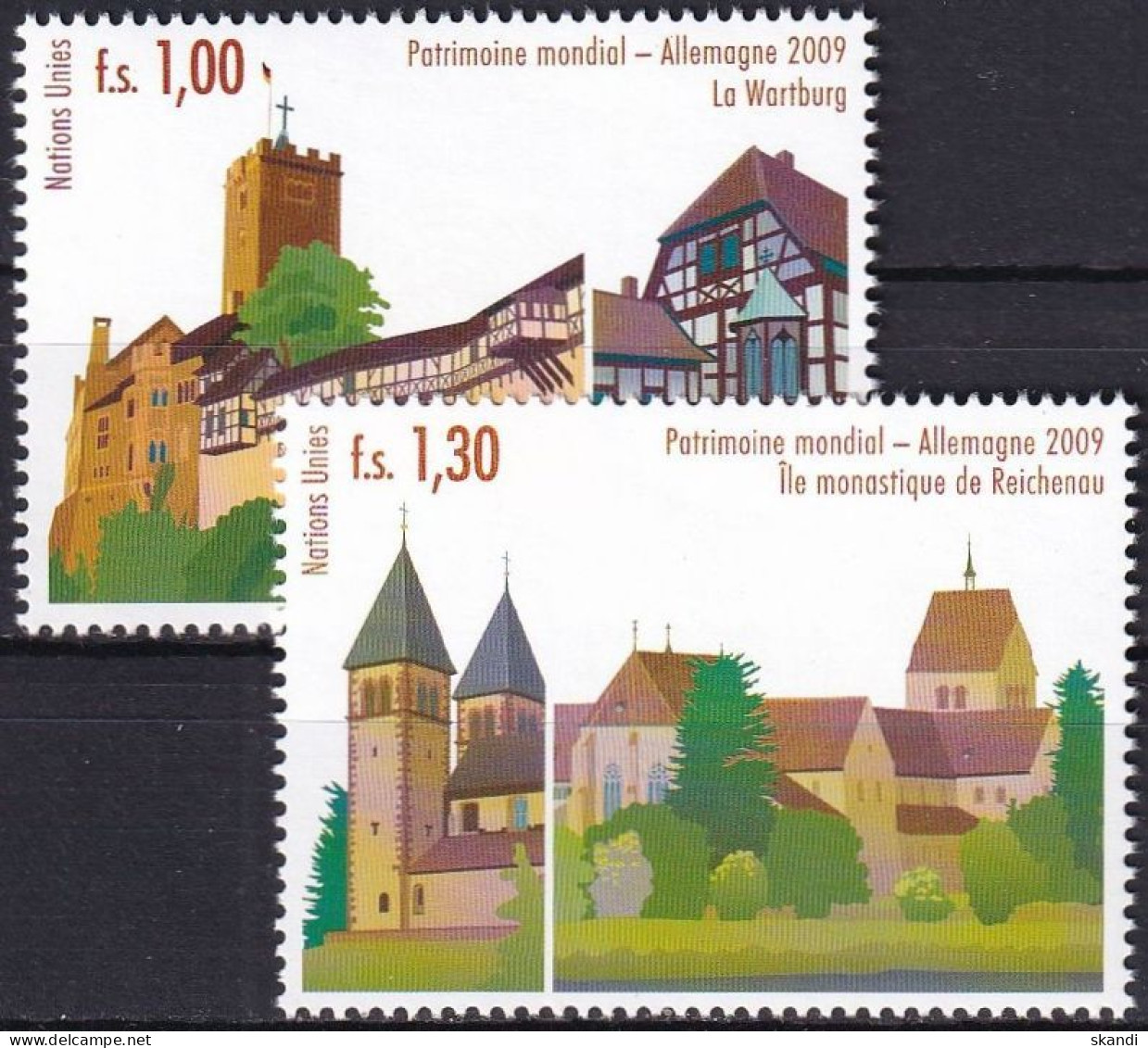 UNO GENF 2009 Mi-Nr. 644/45 ** MNH - Ongebruikt