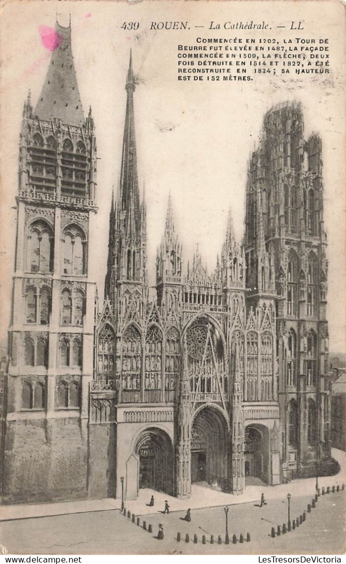 FRANCE - Rouen - La Cathédrale - LL - La Tour De Beurre -  - Carte Postale Ancienne - Rouen