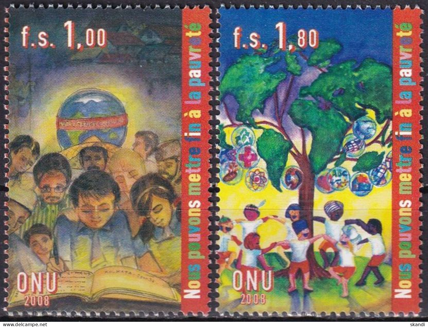 UNO GENF 2008 Mi-Nr. 605/06 ** MNH - Nuevos