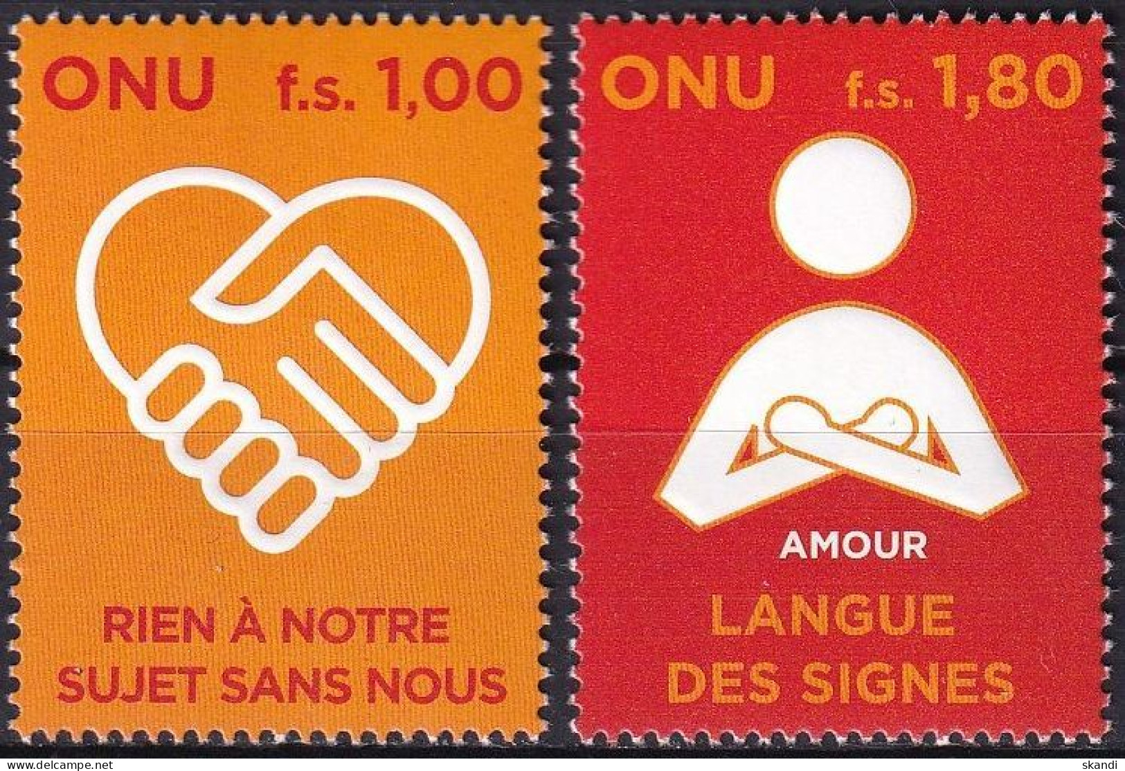 UNO GENF 2008 Mi-Nr. 600/01 ** MNH - Ungebraucht