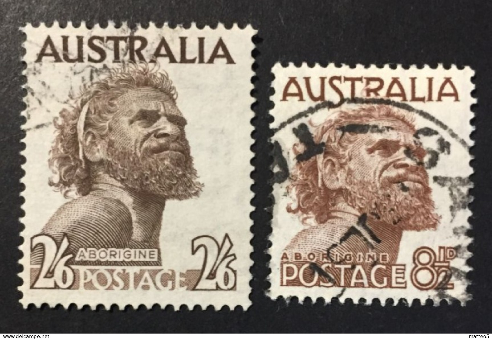 1950 /52 - Australia - Aborigine - Used - Used Stamps