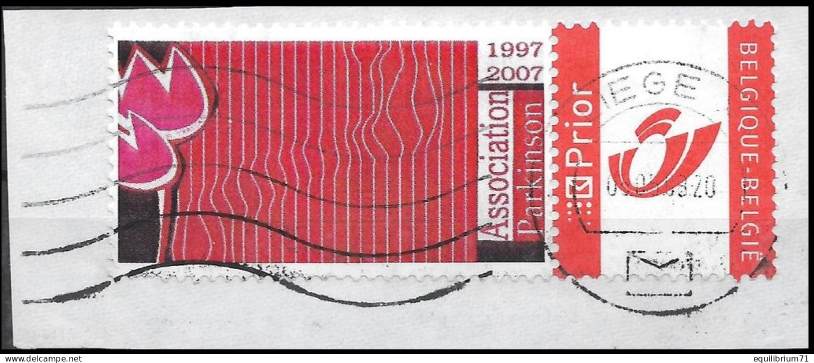 DUOSTAMP/MYSTAMP° - Association Parkinson/Parkinsonvereniging/Parkinson-Vereinigung/Parkinson's Association - 1997-2007 - Oblitérés