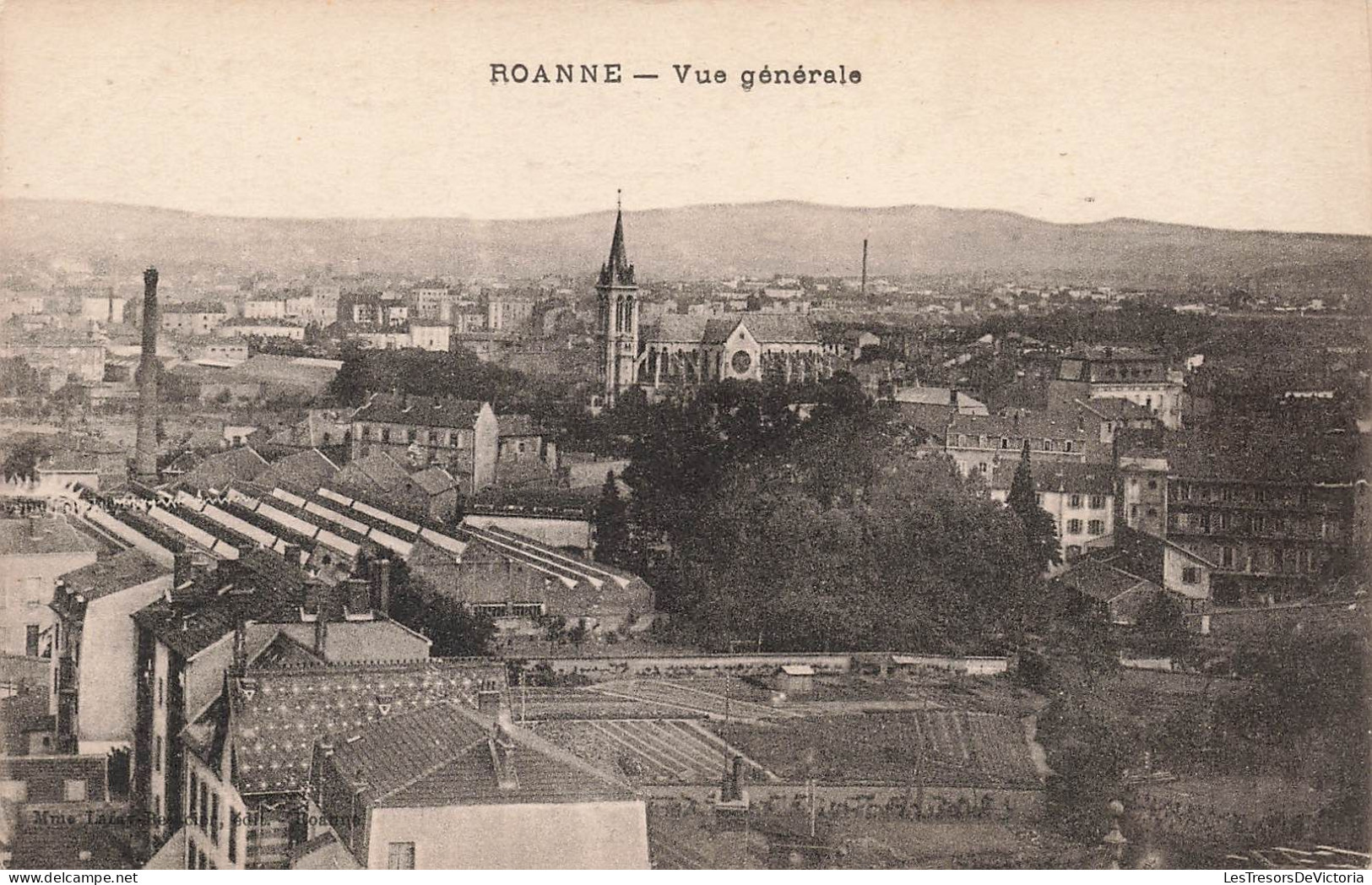 FRANCE - Roanne - Vue Générale - Carte Postale Ancienne - Roanne