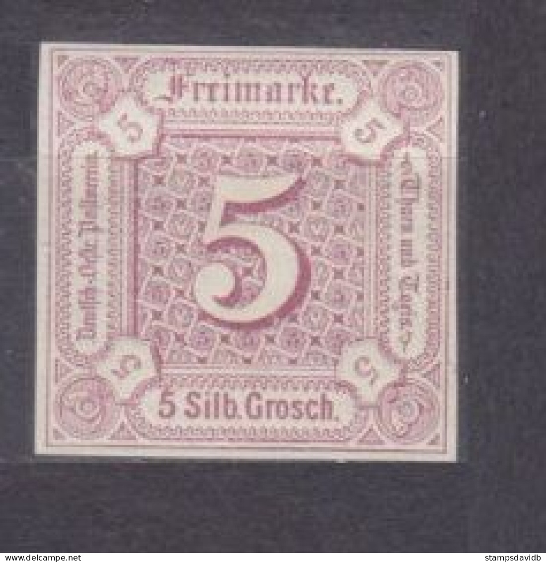 1859 Germany Thurns And Taxis Sc 13 Travelstamps - Nuevos