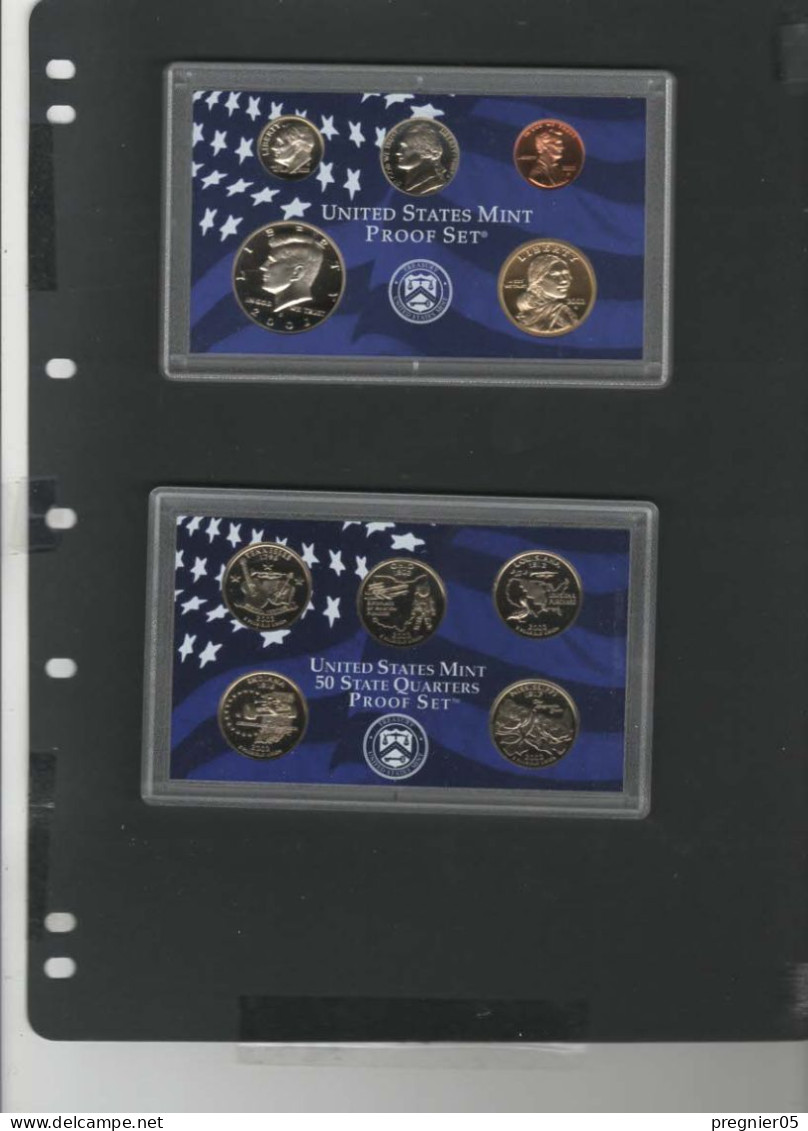 USA - 2 Coffrets Pièces Proof Set Série 2002 - Jahressets